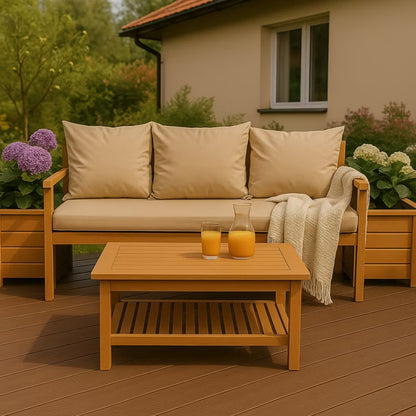 Havehynde til Bænk 110x60 cm Beige