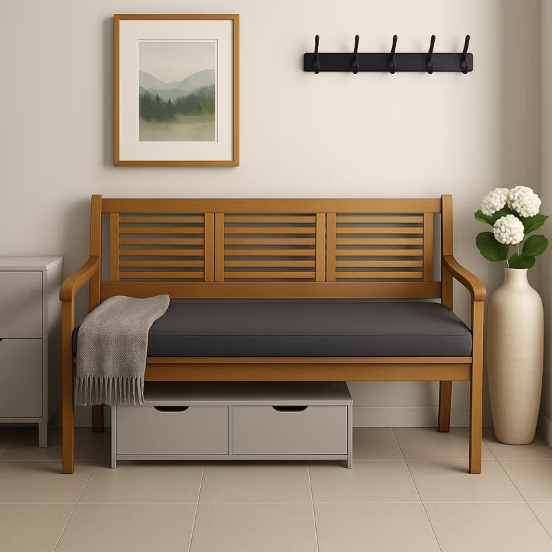 Havehynde til Bænk 130x50x7 cm Antracit