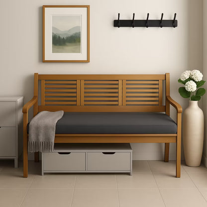 Havehynde til Bænk 130x50x7 cm Antracit