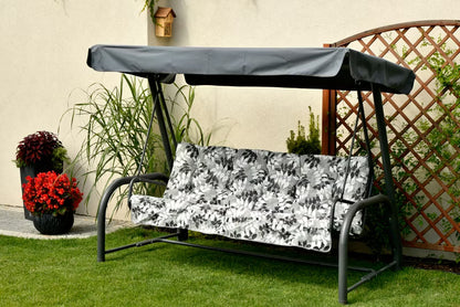 Havehynde til Havesofa FLORA 175x50 cm Grå Hvid