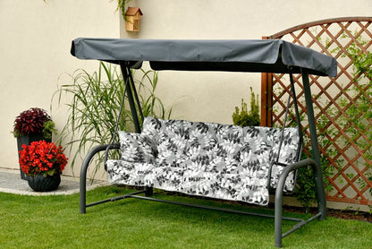Havehynde til Havesofa FLORA 175x50 cm Grå Hvid