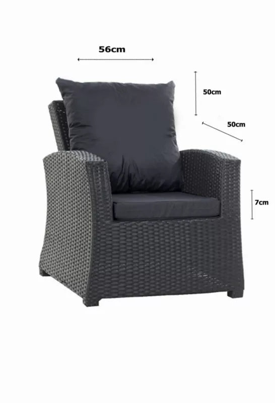 Havehynde til Havestol 56x52 cm Sort