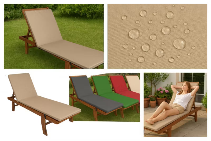 Havehynde til Solseng 190x60x4 cm Beige