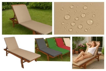 Havehynde til Solseng 190x60x4 cm Beige