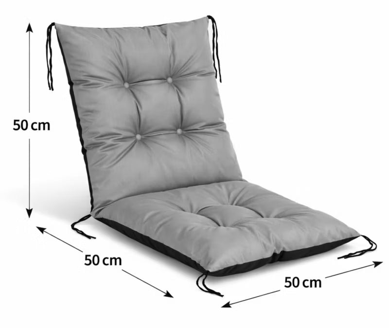Havehynde til Stol 50x50x50 cm Grå Vandtæt