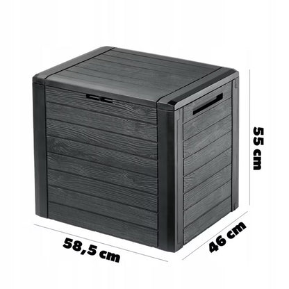 Havehyndeboks 140 Liter Brun Plastik