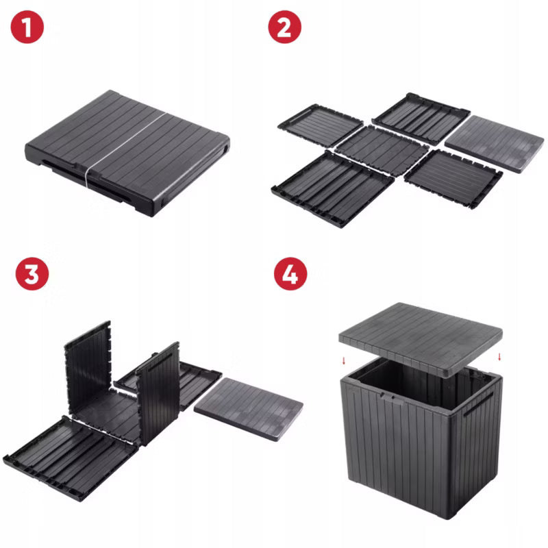 Havehyndeboks City Storage 113 Liter Antracit