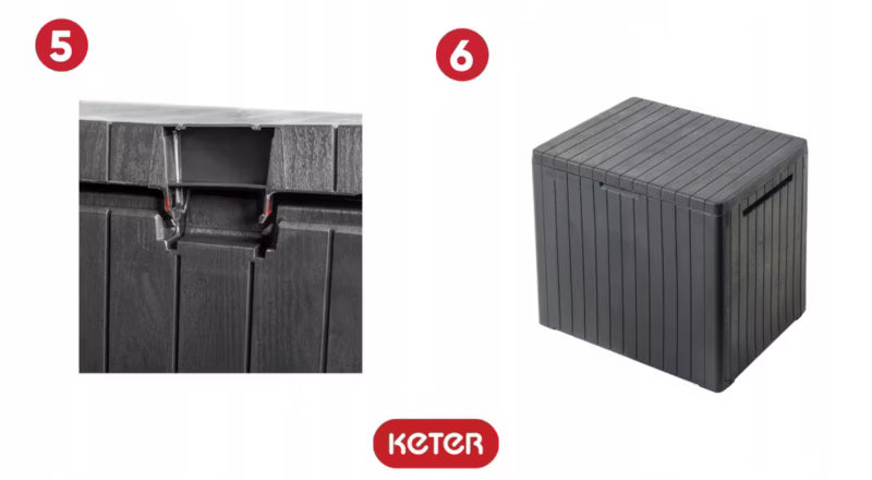 Havehyndeboks City Storage 113 Liter Antracit
