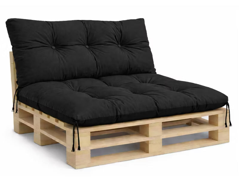 Havehynder 120x80x40 cm Sort Vandtæt 2 Stk