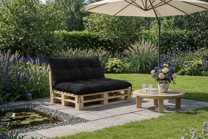 Havehynder 120x80x40 cm Sort Vandtæt 2 Stk