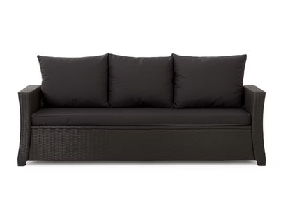 Havehynder til 3-Personers Sofa 160x60 cm Sort