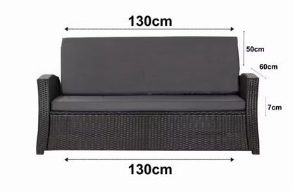 Havehynder til Loungesofa 130x60/130x50 cm Antracit