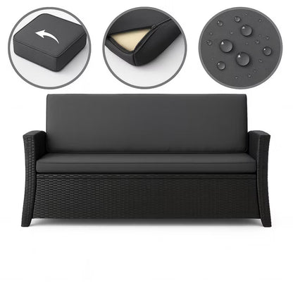Havehynder til Loungesofa 130x60/130x50 cm Antracit