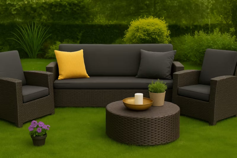 Havehynder til Loungesofa 130x60/130x50 cm Antracit