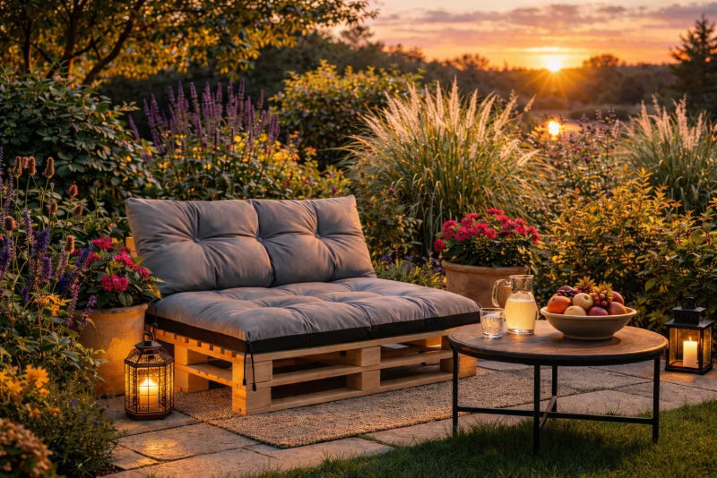 Havehynder til Pallemøbler 120x80 cm Grå Vandtæt 2 Stk