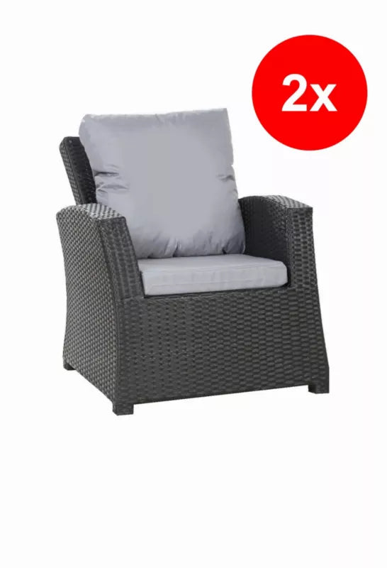 Havehynder til Polyrattan Stol 56x52 cm