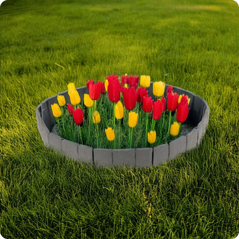 Havekant Grå 250 cm Plastik