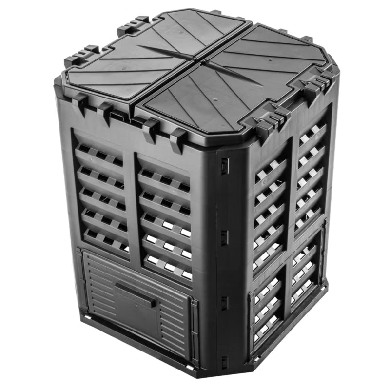 Havekompostbeholder 360 Liter Sort Modulær
