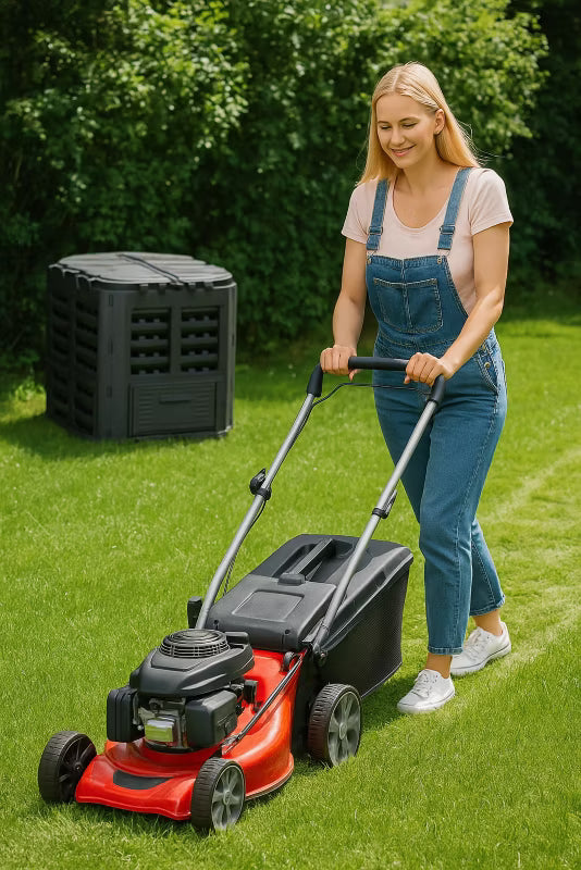 Havekompostbeholder 360 Liter 70x70x84 cm Sort