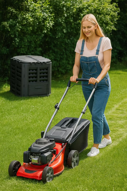 Havekompostbeholder 360 Liter 70x70x84 cm Sort