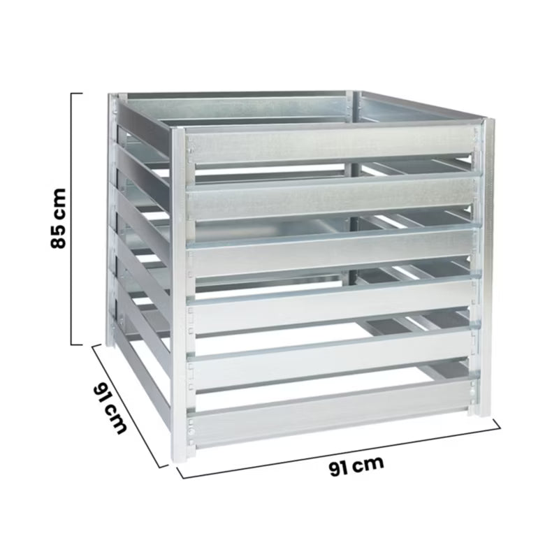 Havekompostbeholder M800 704 Liter Galvaniseret Stål