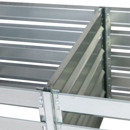 Havekompostbeholder M800M800A 182x91x85 cm Galvaniseret Stål 1408 Liter