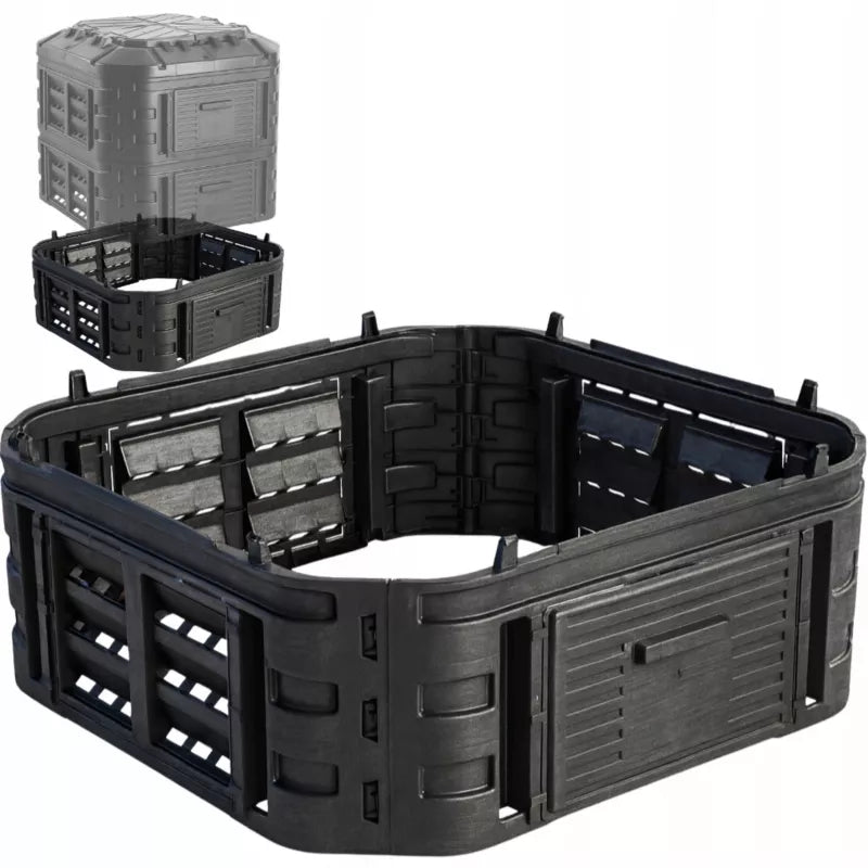 Havekompostbeholder Modul 260 Liter Sort