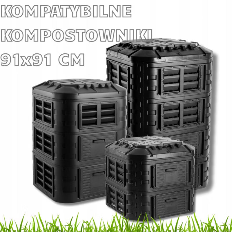 Havekompostbeholder Modul 260 Liter Sort