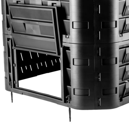 Havekompostbeholder Modulær 950 Liter Sort