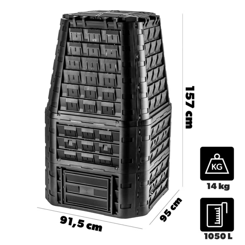 Havekompostbeholder Modulopbygget 1050 Liter