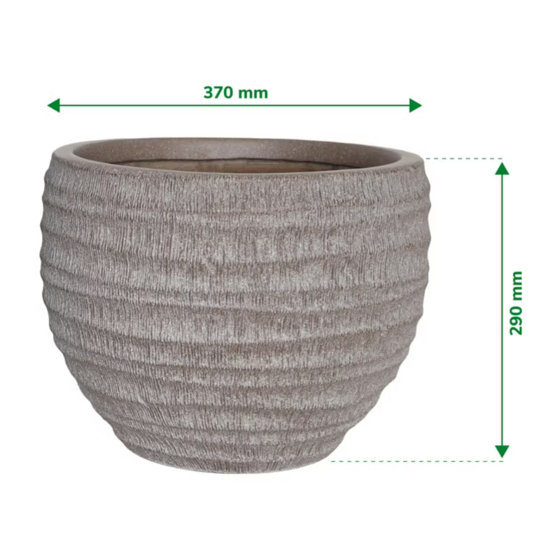 Havekrukke Betoneffekt 23,5 cm Brun