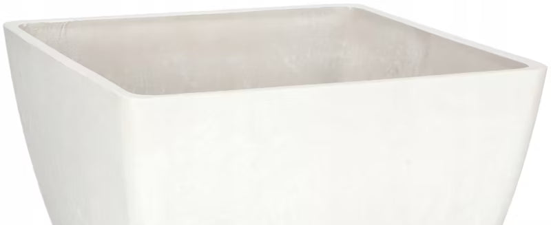 Havekrukke Komposit 28 cm Hvid med Underskål