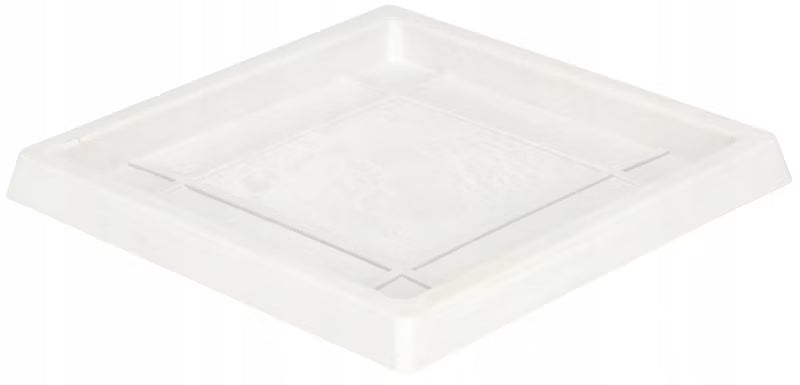 Havekrukke Komposit 28 cm Hvid med Underskål