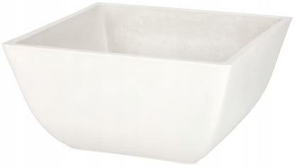 Havekrukke Komposit Frostsikker 25x25 cm Hvid