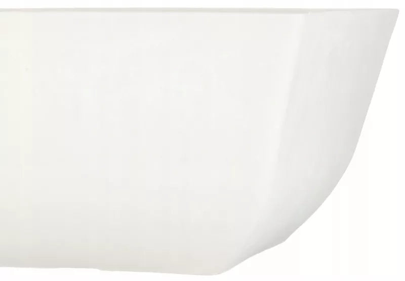 Havekrukke Komposit Frostsikker 25x25 cm Hvid