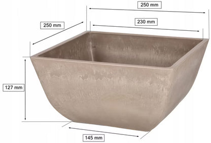 Havekrukke Komposit Frostsikker 25x25 cm Taupe | 5904994005520