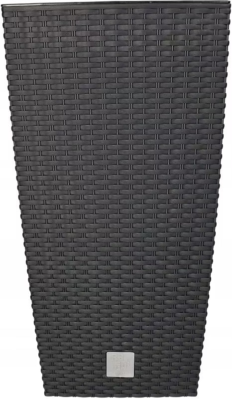 Havekrukke Rattan 29x29 cm Antracit med Indsats