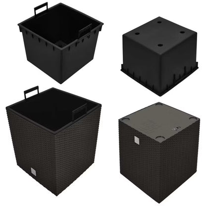 Havekrukke Rattan 40x40 cm Umbra 2 Stk.