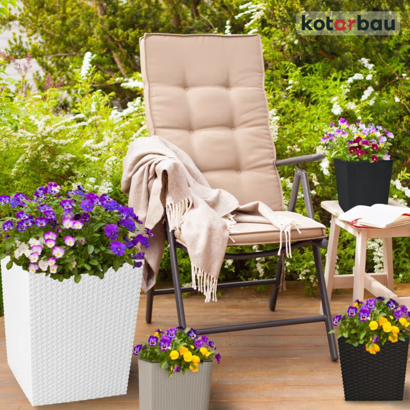 Havekrukke Rattan med Indsats