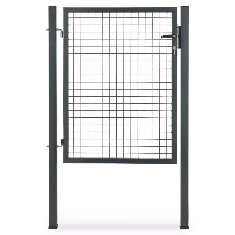 Havelåge 100x120 cm Antracit med Stolper