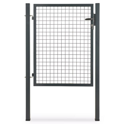 Havelåge 100x120 cm Antracit med Stolper