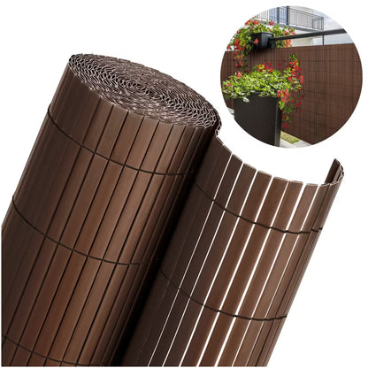 Havemåtte PVC 140x500 cm Brun
