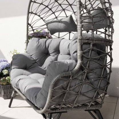 Havemøbel Dobbelt Havesofa Arce 132x80x144 cm Grå