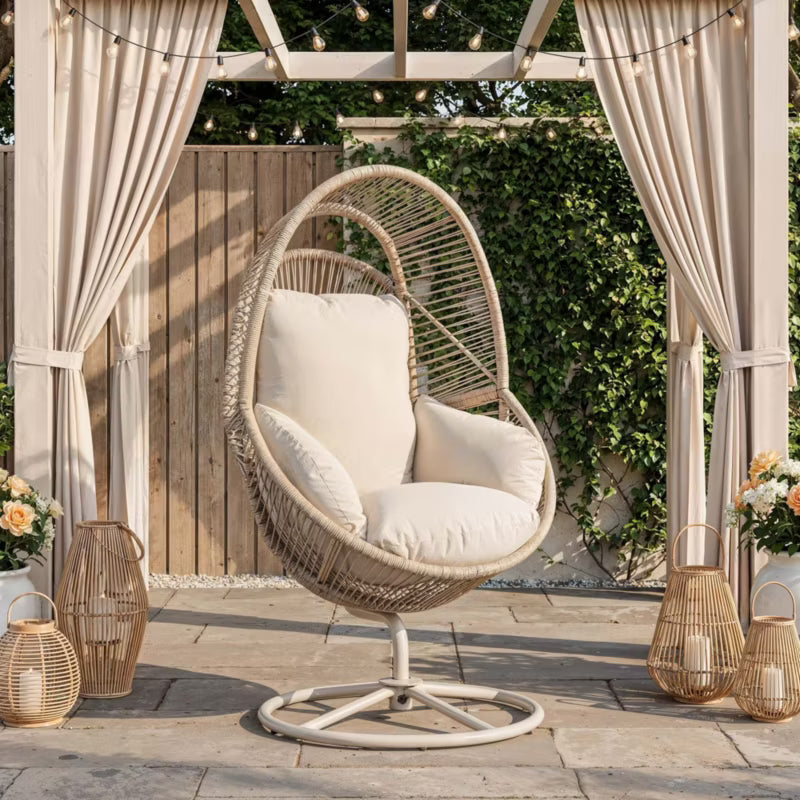 Havemøbel Drejestol Vico 91x87x147 cm Beige