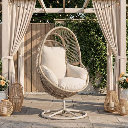 Havemøbel Drejestol Vico 91x87x147 cm Beige