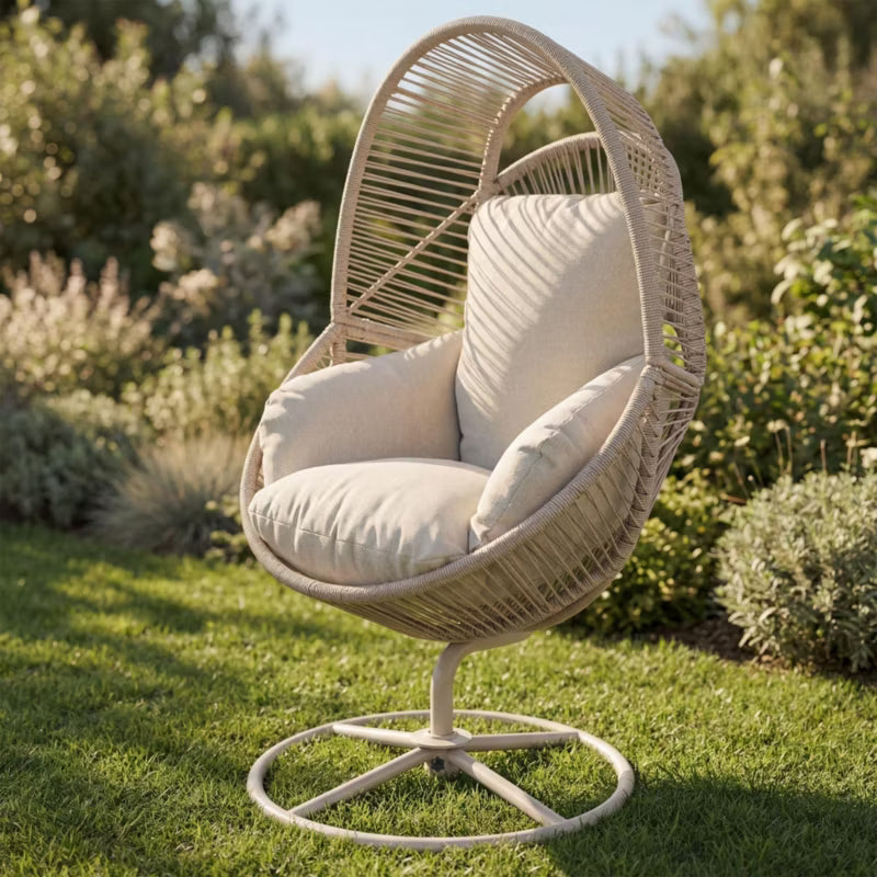 Havemøbel Drejestol Vico 91x87x147 cm Beige
