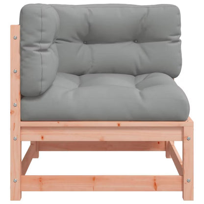 Havemøbel Hjørnesofa 70x70 cm Træ med Grå Hynder