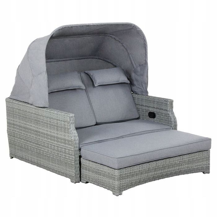 Havemøbel Solseng Capri Grå Polyrattan