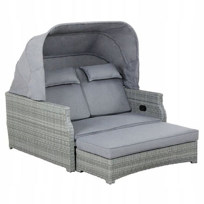 Havemøbel Solseng Capri Grå Polyrattan