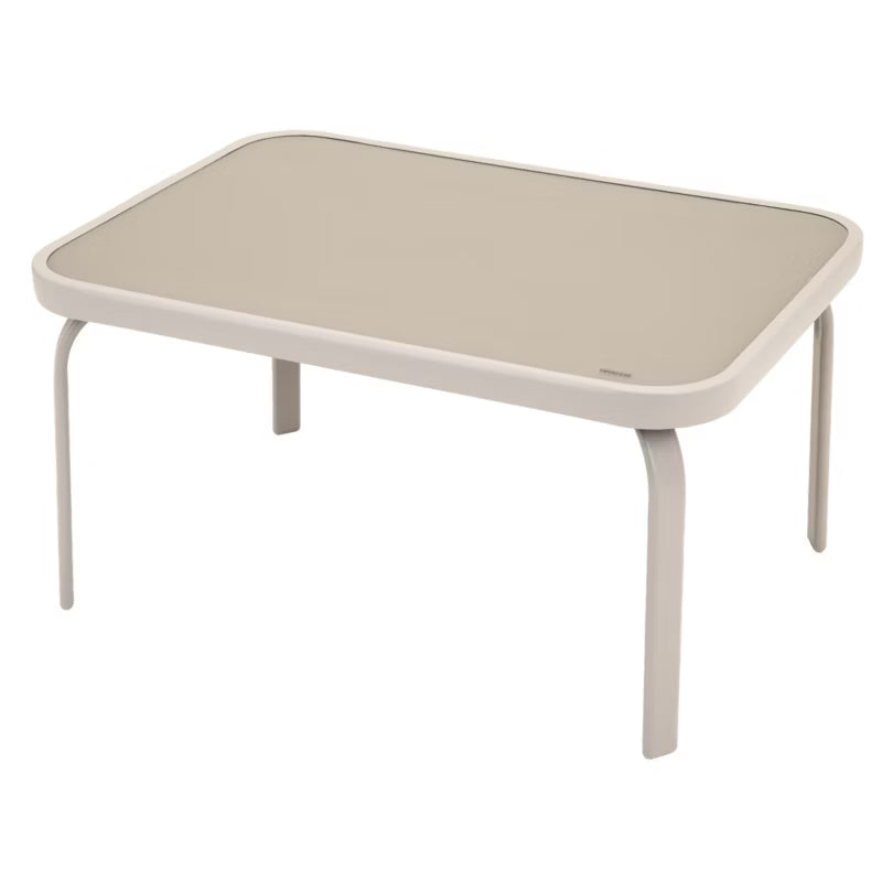 Havemøbelsæt 4 Dele med Sofa Stol og Bord Beige